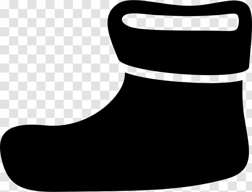 Shoe Combat Boot Clip Art - Black And White Transparent PNG