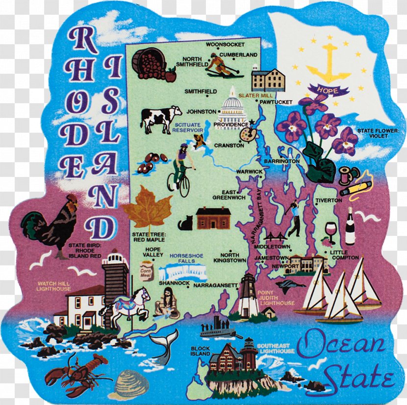 Rhode Island Massachusetts Pennsylvania Delaware Texas - Us State - Map Transparent PNG