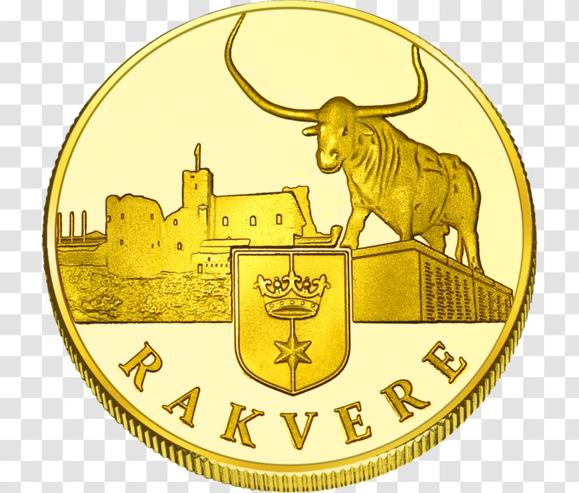 Estonia Gold GW Coin Clip Art - Symbol Transparent PNG