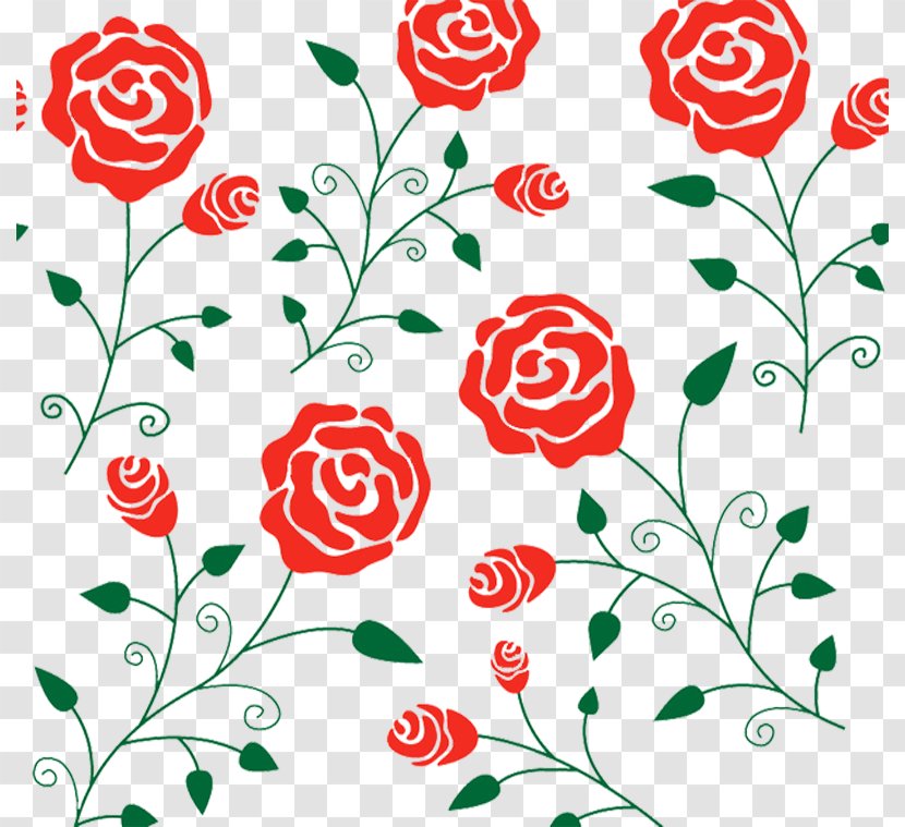 Beach Rose Rosa Multiflora Euclidean Vector Download - Bright Red Wallpaper Transparent PNG