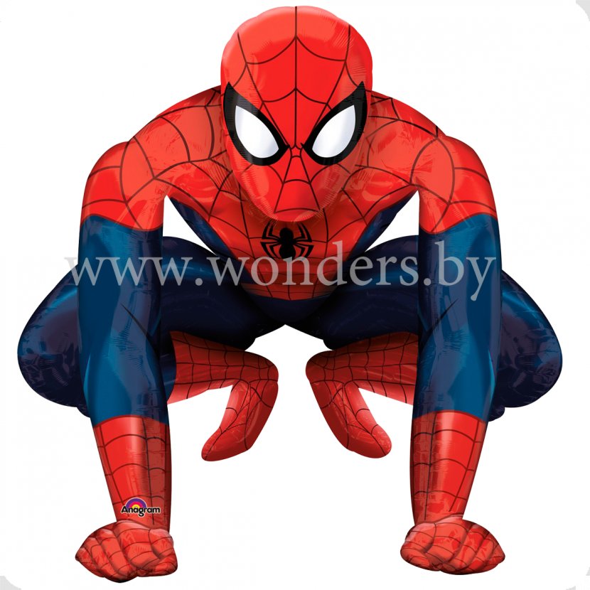 Spider-Man Mylar Balloon Helium Gas - Spider-man Transparent PNG