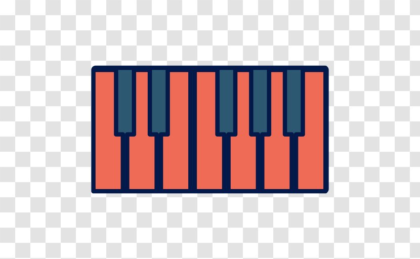 Piano Musical Keyboard - Key Clipart Keys Transparent PNG