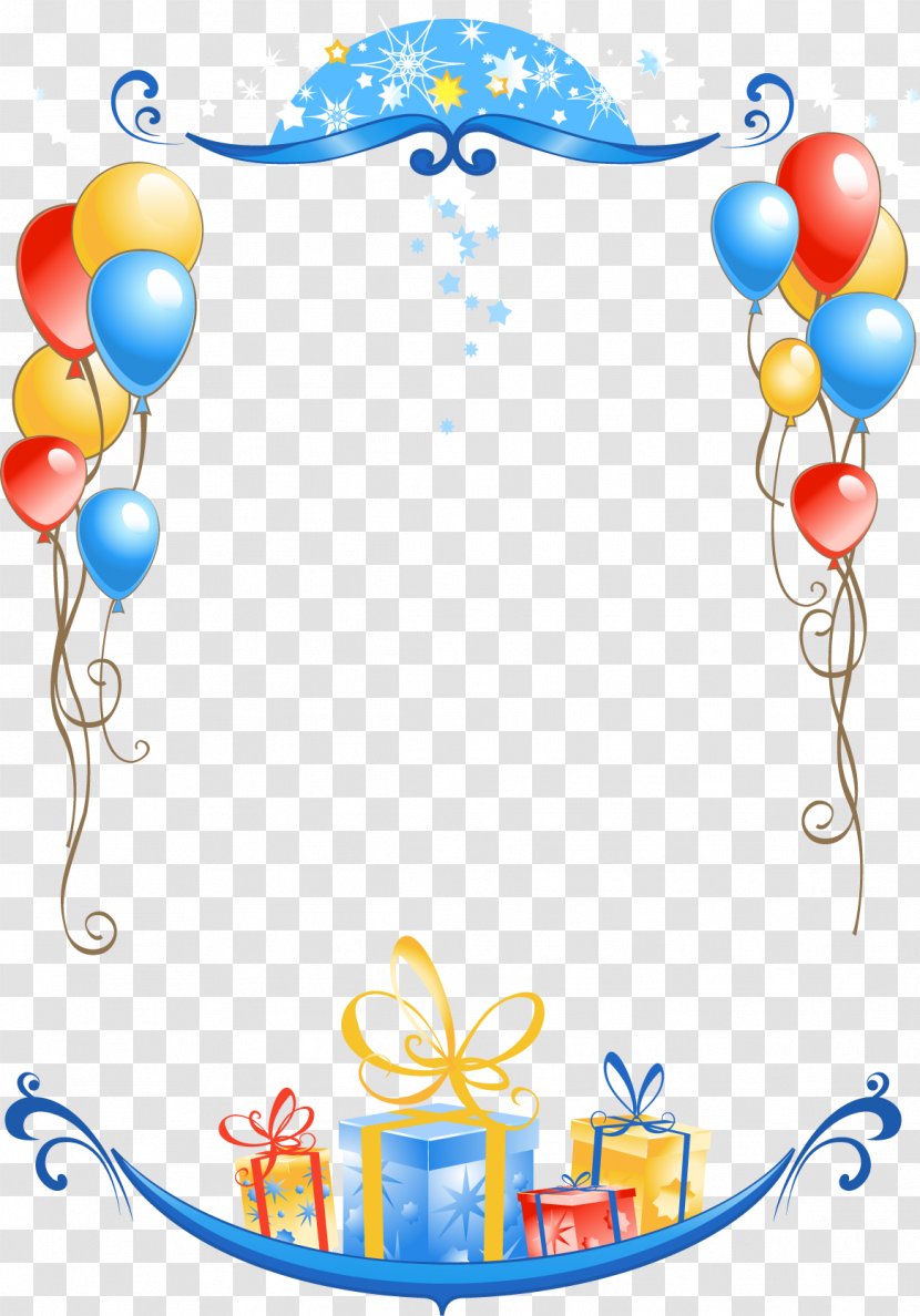 Birthday Picture Frames Greeting & Note Cards Clip Art - Border Transparent PNG