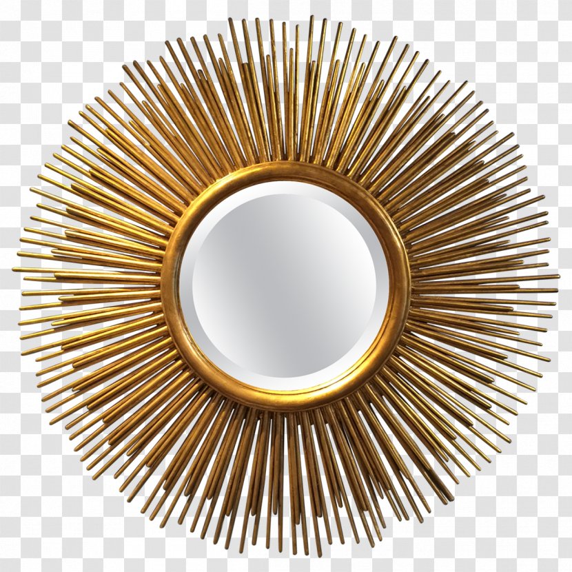 Brass Circle - Sunburst Transparent PNG