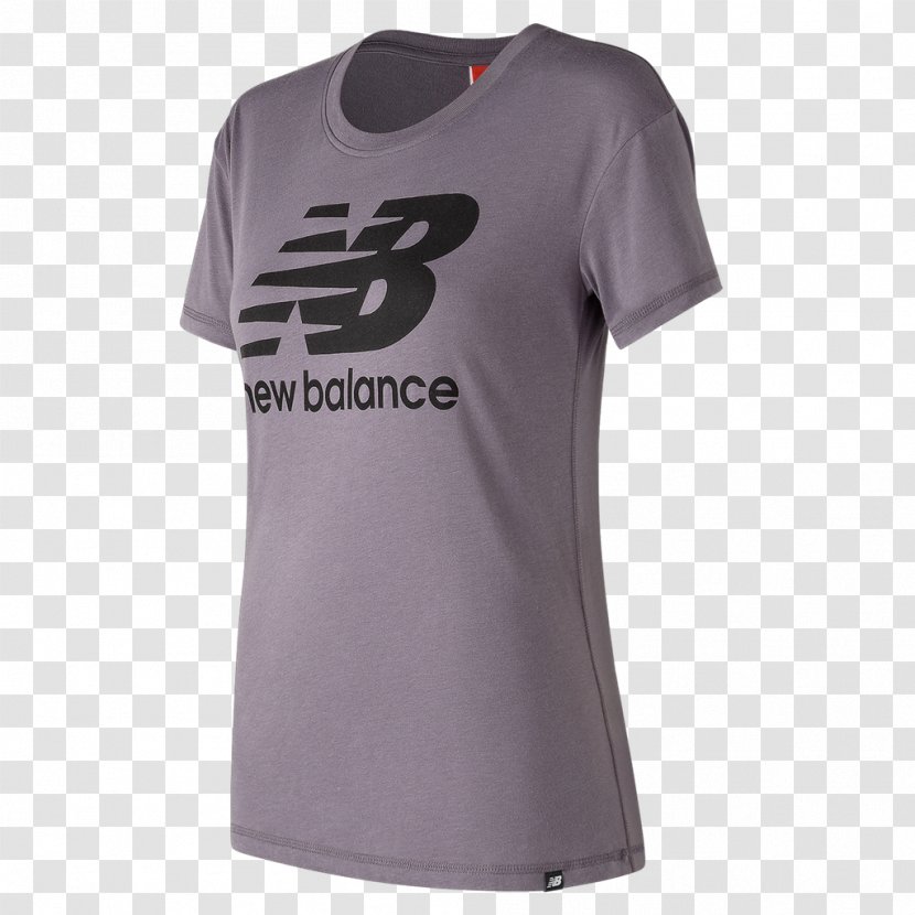 T-shirt New Balance Logo Sleeve Font - Shirt Transparent PNG