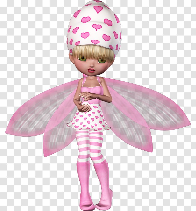 Barbie Fairy Pink M Figurine Transparent PNG