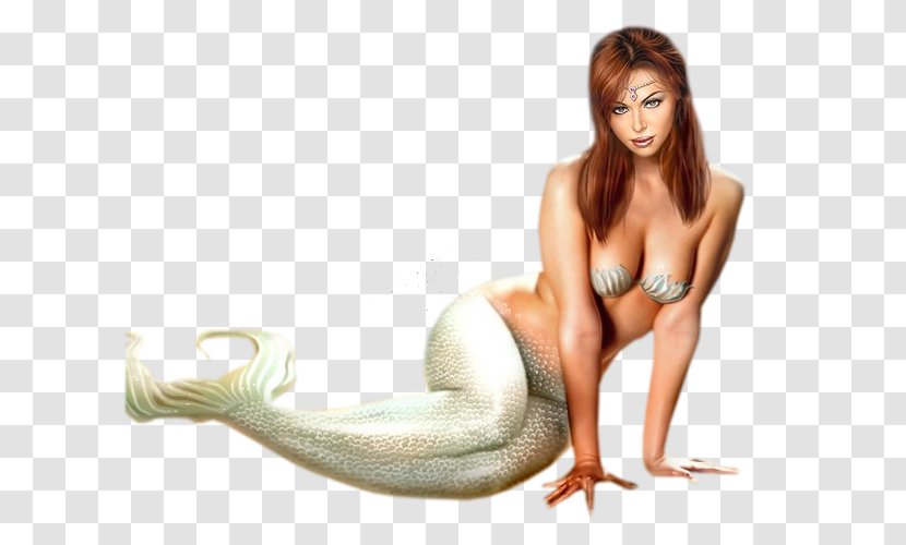 Mermaid Siren Rusalka Legendary Creature - Watercolor Transparent PNG