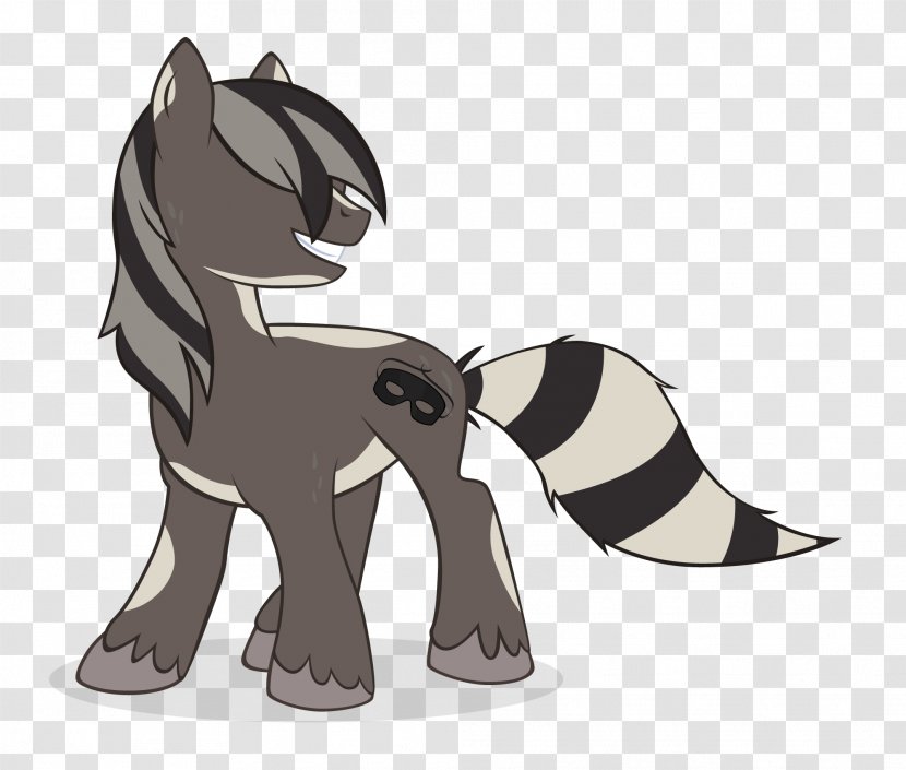 Pony Raccoon Horse Animal Mammal - Mythical Creature - Painting Transparent PNG