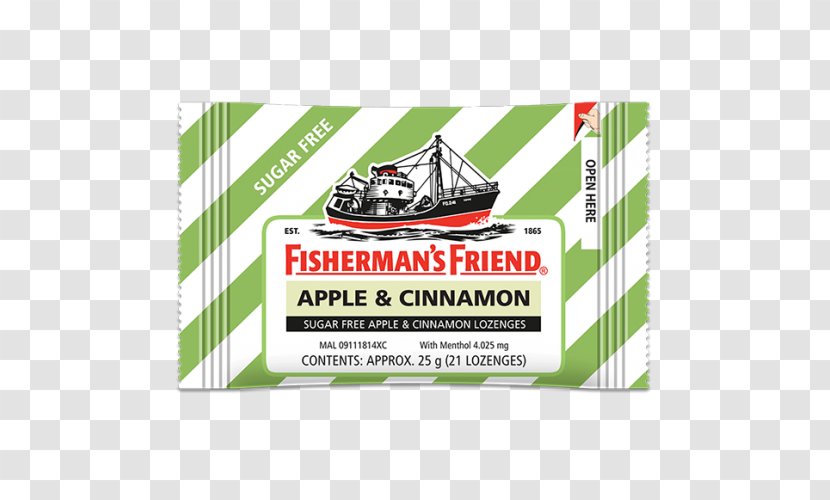 Fisherman's Friend Throat Lozenge Pastille Lemon Flavor - Brand Transparent PNG