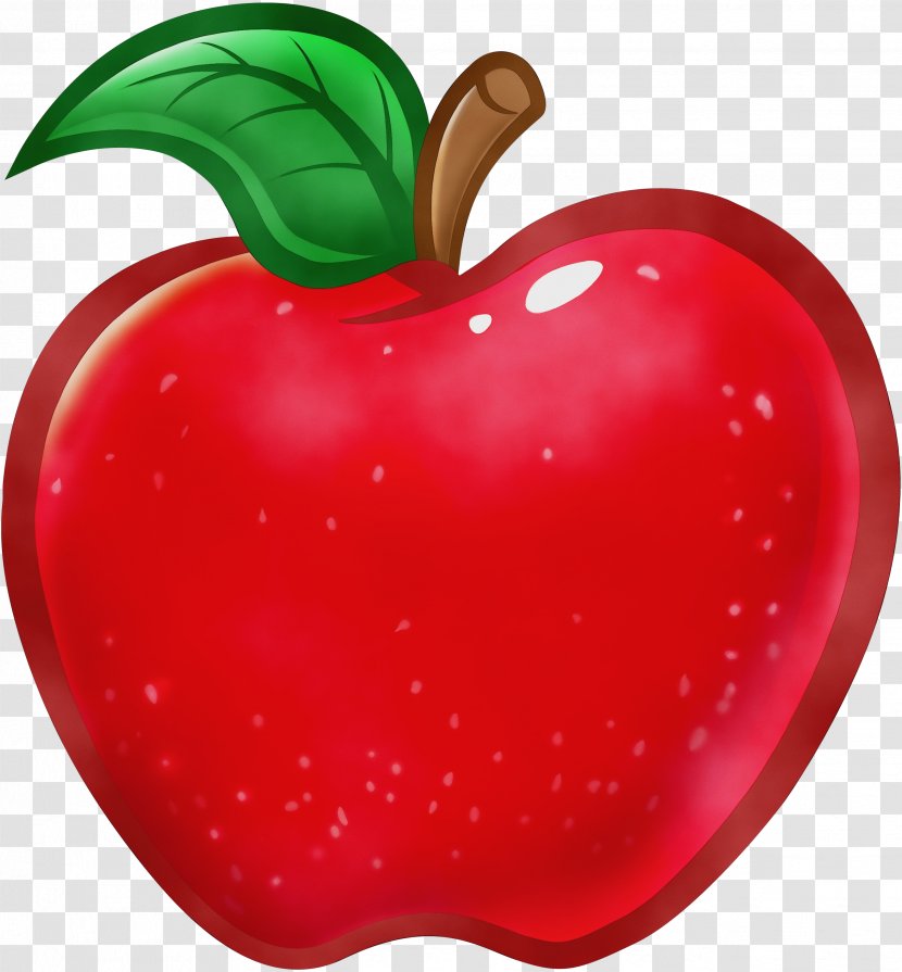 Watercolor Heart - Strawberry - Malus Smile Transparent PNG