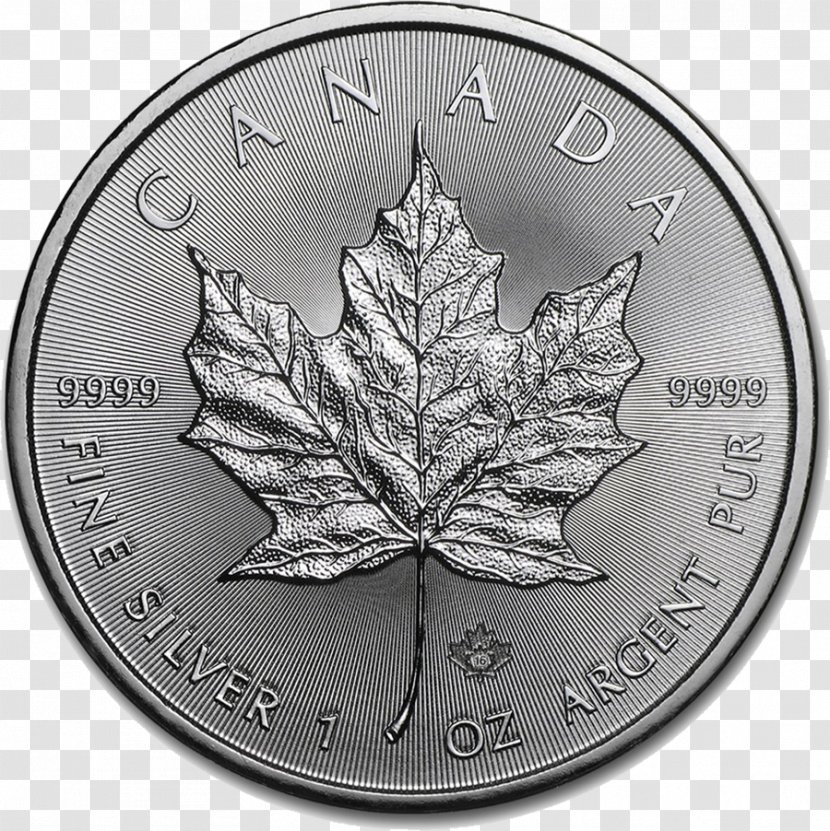 Canada Canadian Silver Maple Leaf Gold - Coin - Metal Transparent PNG