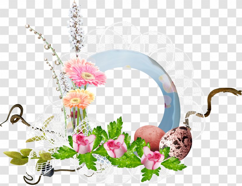 Easter Paschal Greeting Clip Art - Carnival - Round Frame Transparent PNG