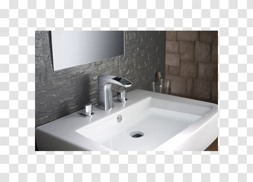 Bathroom Tap Sink Thermostatic Mixing Valve - Ceramic Transparent PNG