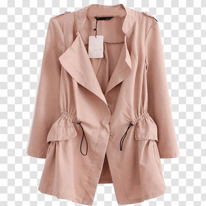 Trench Coat Jacket Outerwear Pocket - Duster Transparent PNG