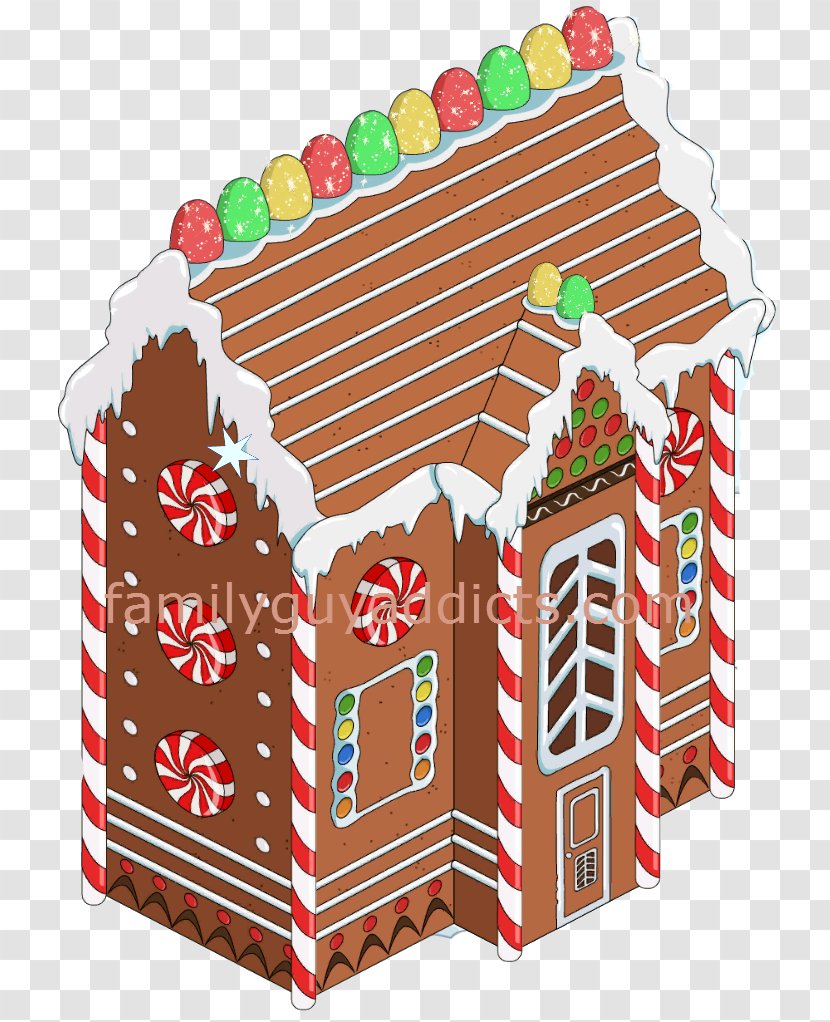 Gingerbread House Lebkuchen Candy Cane The Man Macaroon - Building - Christmas Transparent PNG