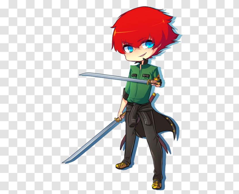 Sword Cartoon Character Lance - Silhouette Transparent PNG