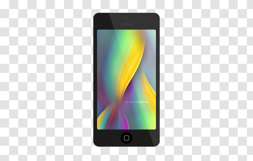 Smartphone Feature Phone Multimedia Handheld Devices Product Design - Iphone - Wall Creative Transparent PNG