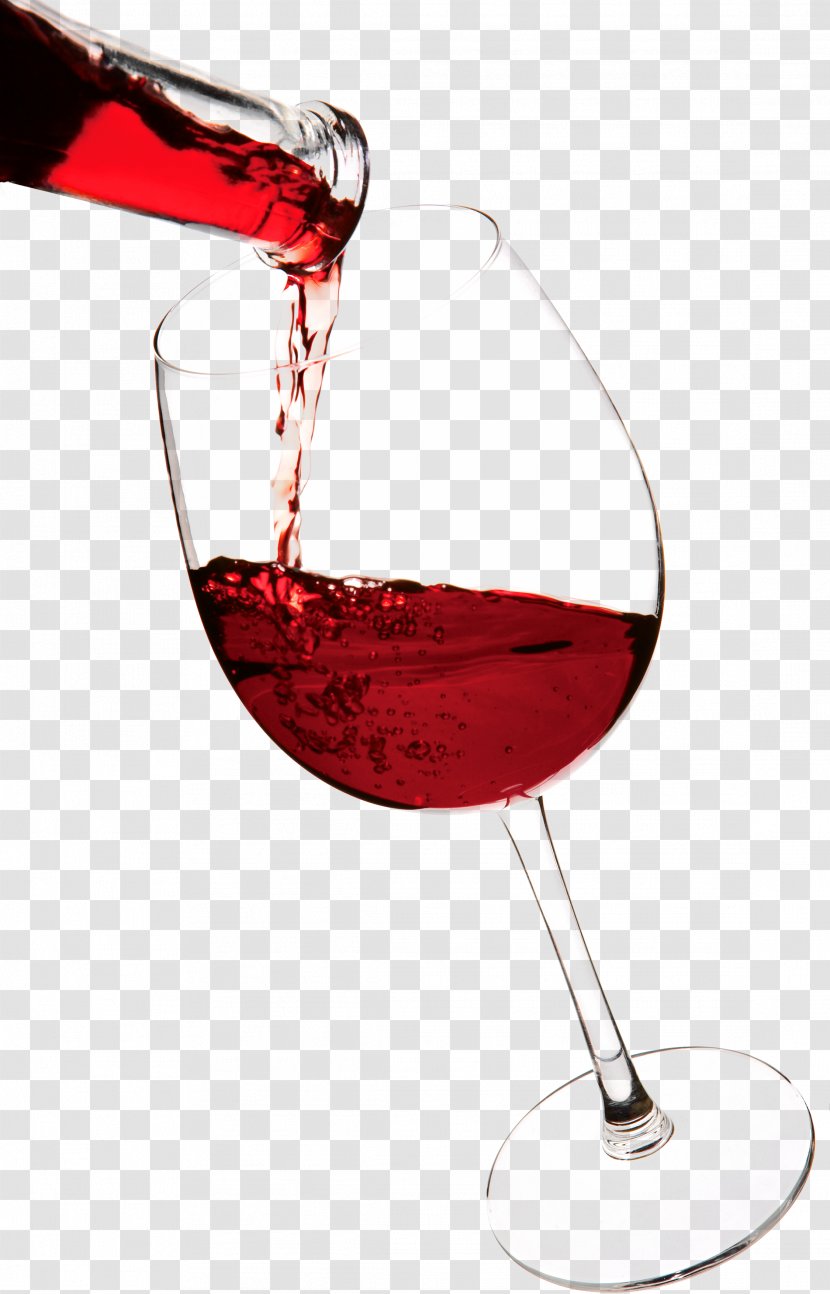 Red Wine Kir Cocktail Distilled Beverage - Glass - Image Transparent PNG