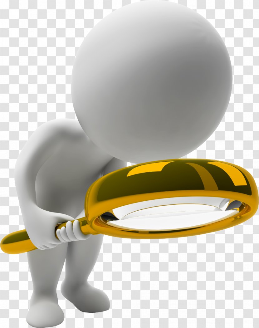 Magnifying Glass Job - Yellow - Loupe Transparent PNG