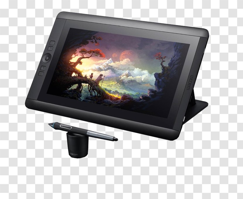 Digital Writing & Graphics Tablets Wacom Intuos Pro Paper Edition Medium Cintiq 13HD - Technology - Drawing Tablet Transparent PNG
