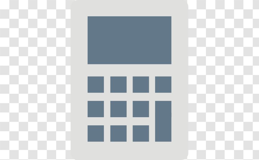 Estor Computer File - Blue - Calculator Icon Transparent Transparent PNG