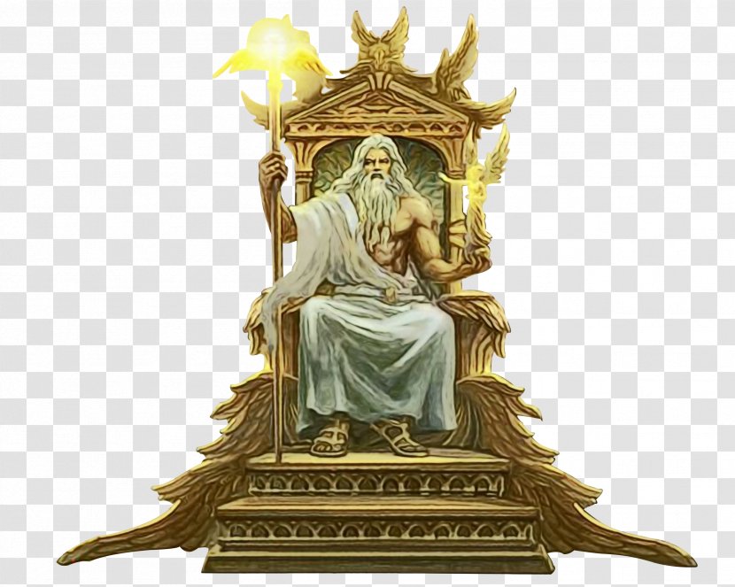 Zeus - Deity - Carving Shrine Transparent PNG