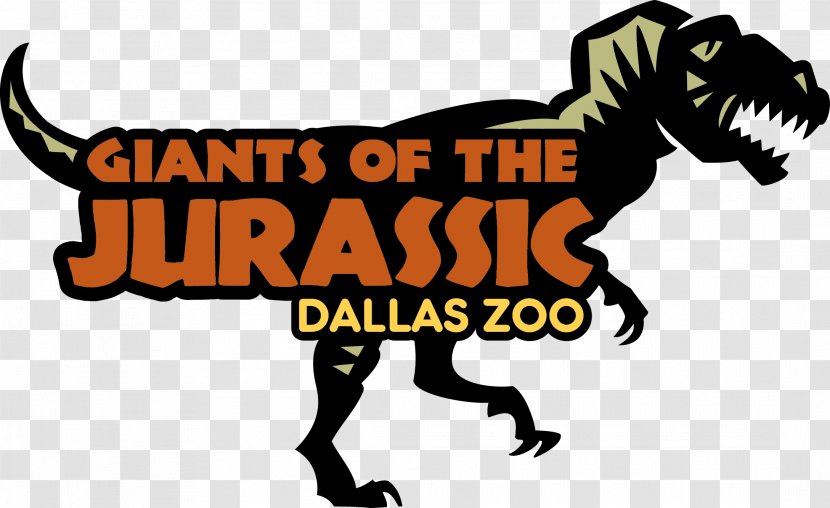 Logo Dallas Zoo Jurassic Brand - Fictional Character - Animatronics Transparent PNG