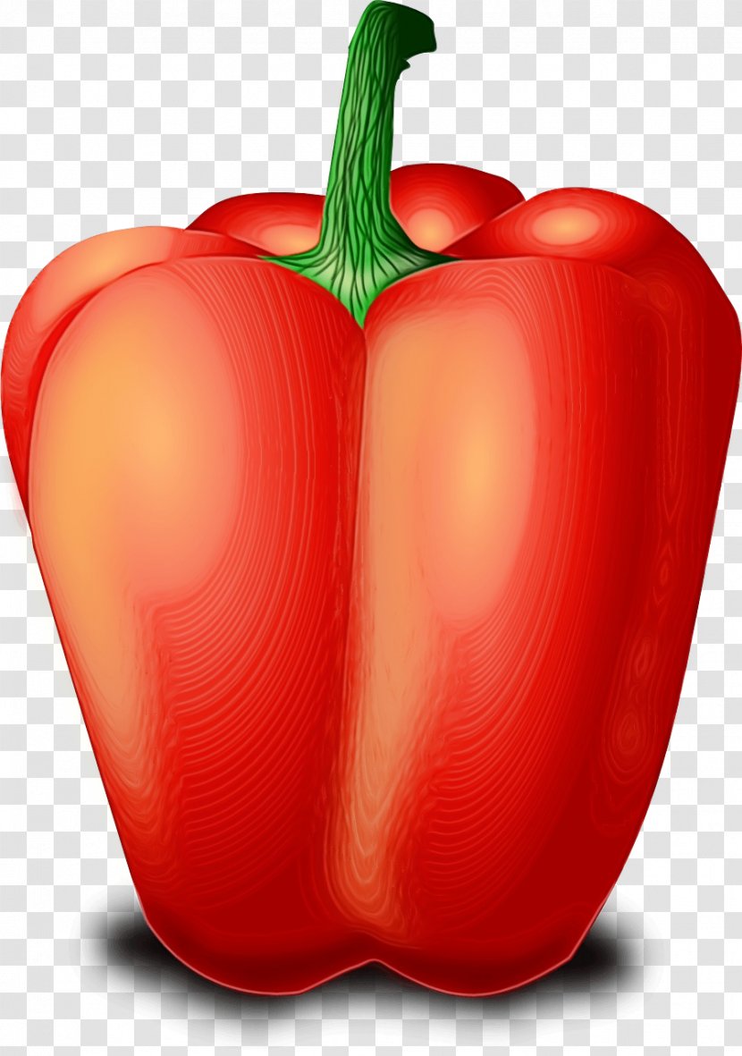 Natural Foods Bell Pepper Pimiento Capsicum Vegetable - Peppers And Chili - Paprika Plant Transparent PNG
