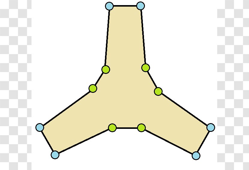 Dodecagon Internal Angle Geometry Polygon - Vertex Transparent PNG