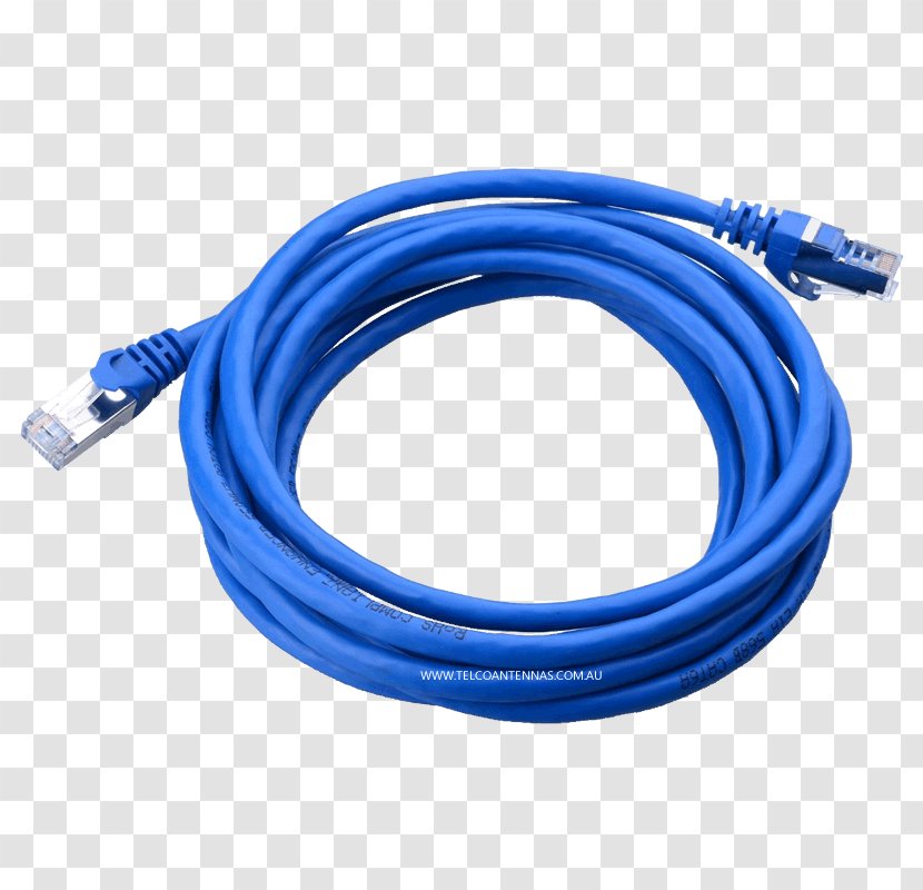 Category 6 Cable Network Cables Twisted Pair Electrical Patch - Structured Cabling - Blue Wifi Transparent PNG