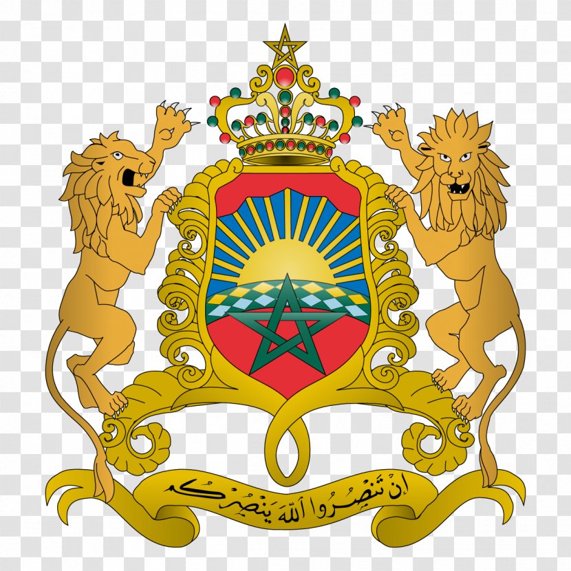 Coat Of Arms Morocco T-shirt - Logo - Sabertooth Flag Transparent PNG