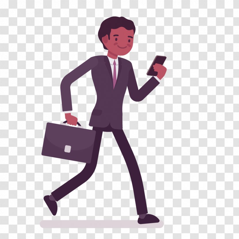 Mobile Phones Smartphone Phone Overuse - Walking Transparent PNG