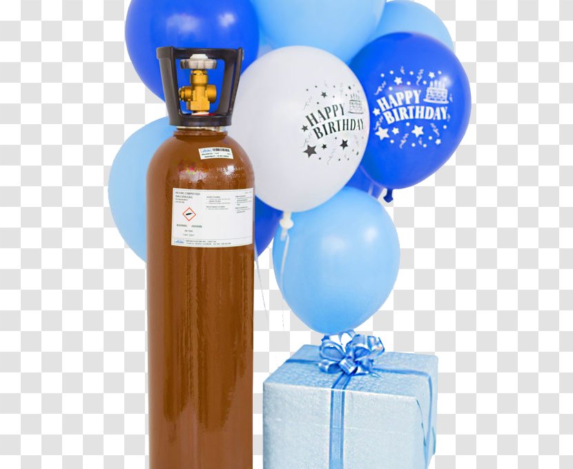 Helium Gas Balloon Cylinder - Hydrogen Transparent PNG