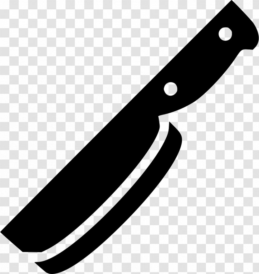 Throwing Knife Hunting & Survival Knives Machete Clip Art - Black And White Transparent PNG