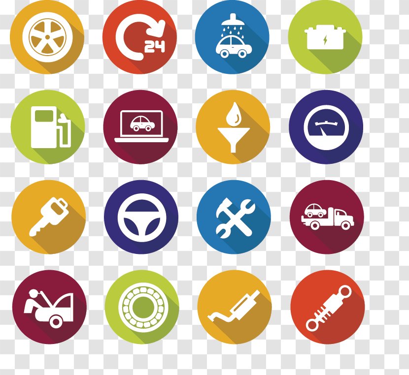 Car Download Icon - Template - Repair Material Transparent PNG