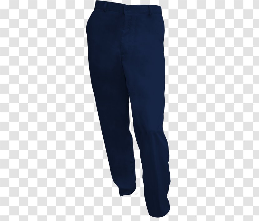 Jeans Cobalt Blue Waist Pants - Trousers Transparent PNG