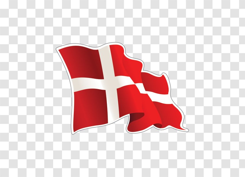 Flag Of Denmark - Sticker - Design Transparent PNG