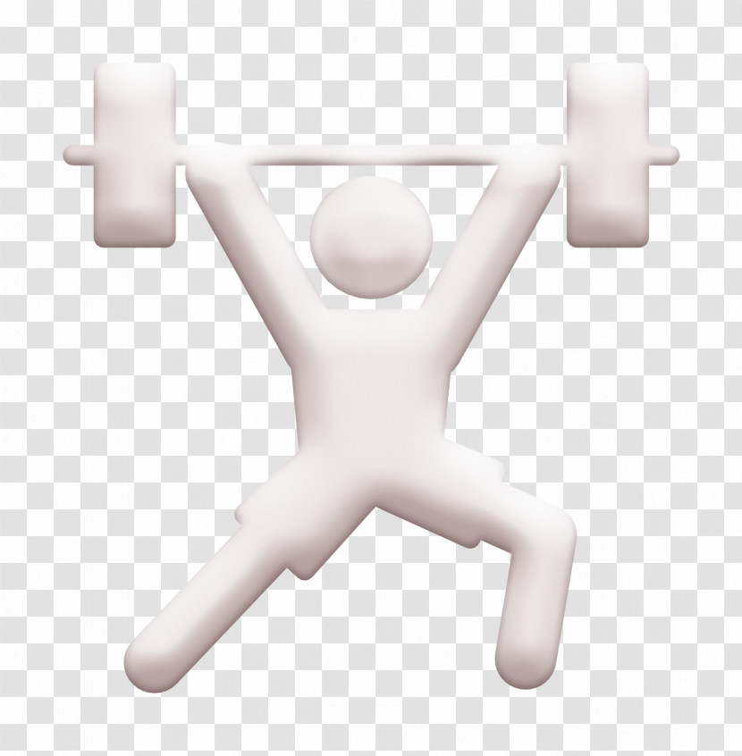 Sports Icon Gym Icon Weightlifter Icon Transparent PNG