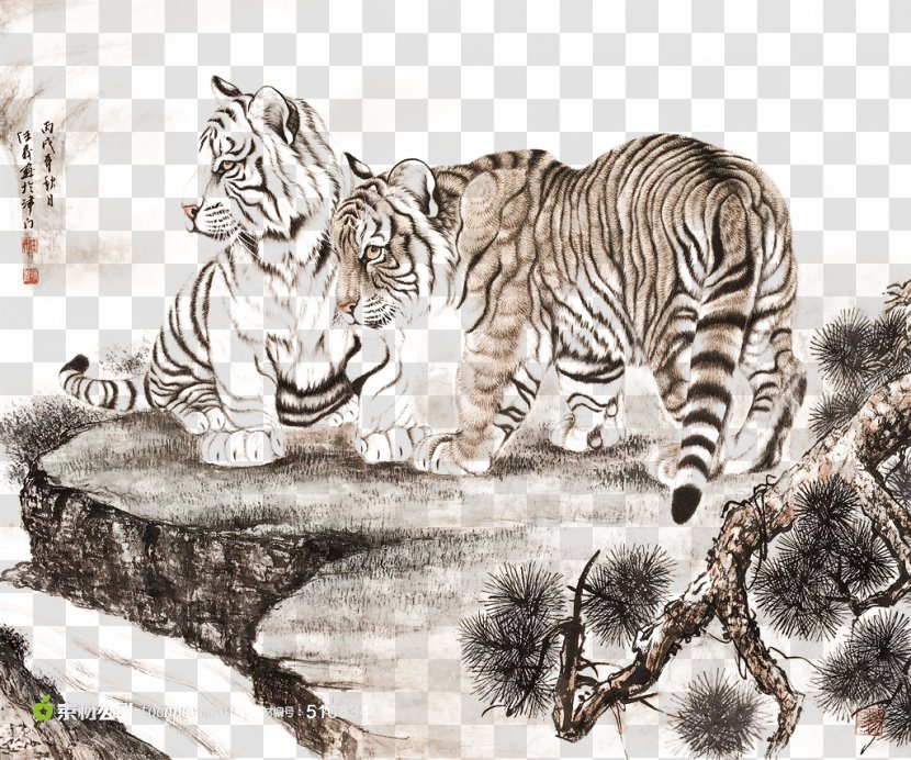Tiger Eurasian Lynx Lion Cat Carnivora - Carnivoran - Playful Transparent PNG