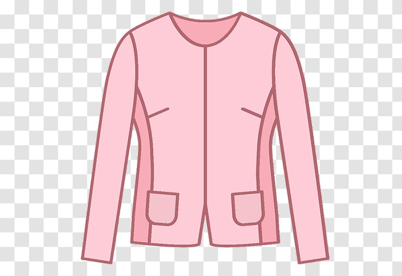 Jacket Shoulder Outerwear Sleeve Pink M - Clothing - Chanel Transparent PNG