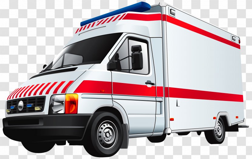 Ambulance Emergency Vehicle Car Clip Art - Service - Siren Transparent PNG