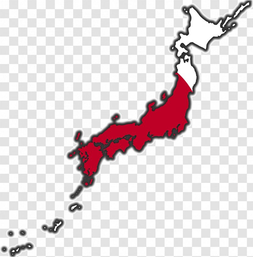 Flag Of Japan Map Clip Art Transparent PNG