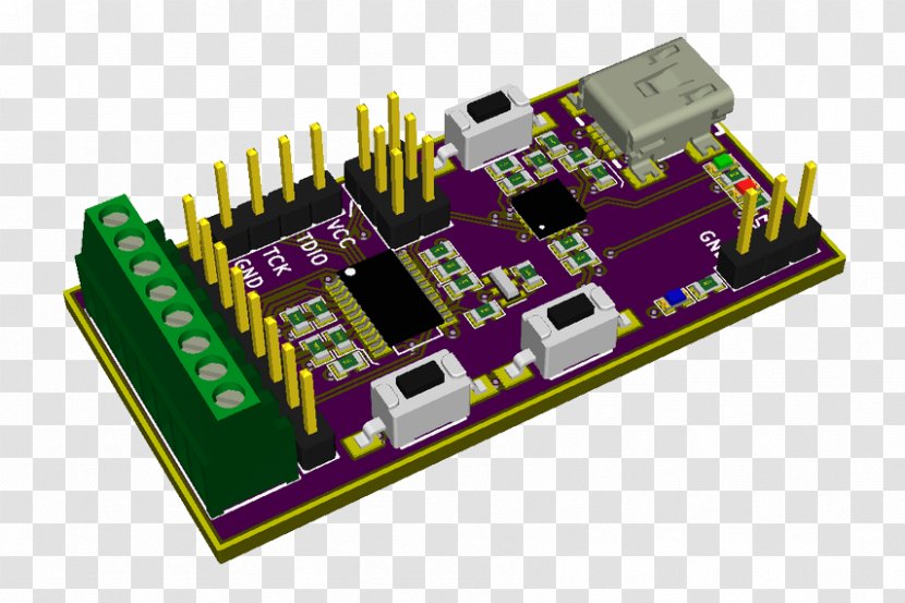 Microcontroller Microprocessor Development Board Electronics Computer Hardware Printed Circuit - Electronic - Motherboard Transparent PNG