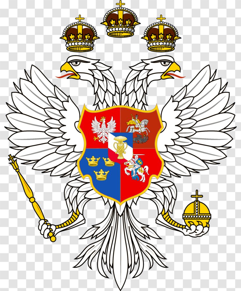 Tsardom Of Russia Coat Arms Russian Empire - Crest Transparent PNG