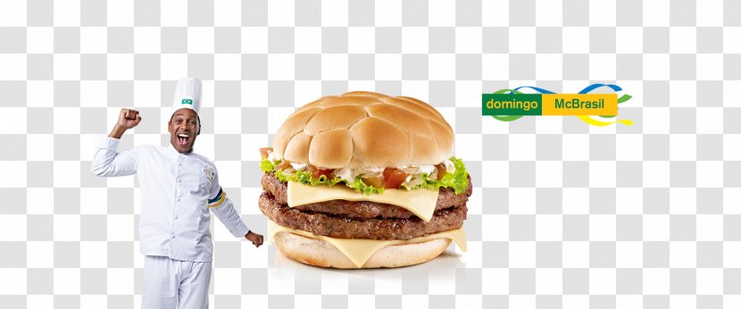 Cheeseburger 2014 FIFA World Cup Brazil Hamburger McDonald's Big Mac - American Food - Mcdonalds Bacon Smokehouse Transparent PNG