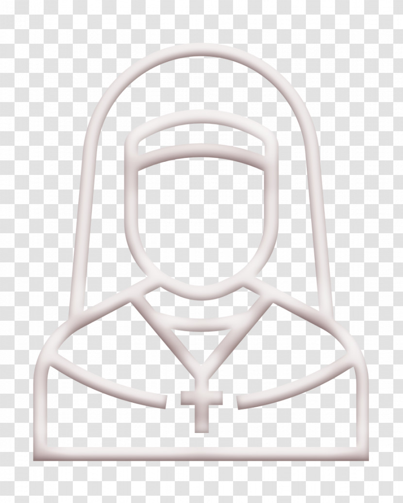 Jobs And Occupations Icon Nun Icon Transparent PNG
