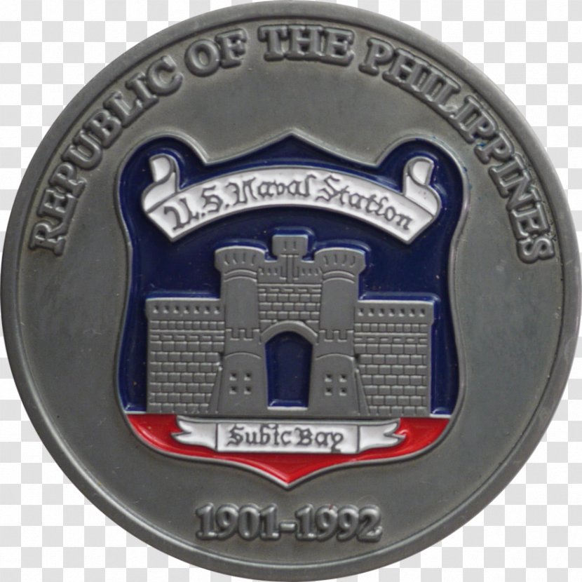 United States Navy Challenge Coin U.S. Naval Base Subic Bay USS Conolly - Mint Transparent PNG