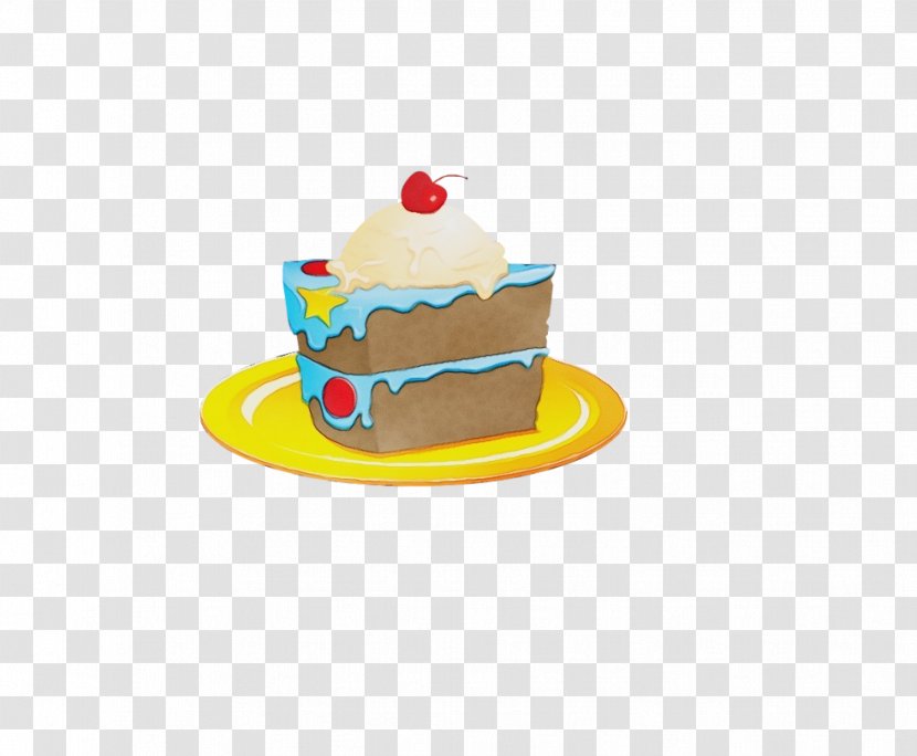 Birthday Cake - Paint - Food Decorating Transparent PNG