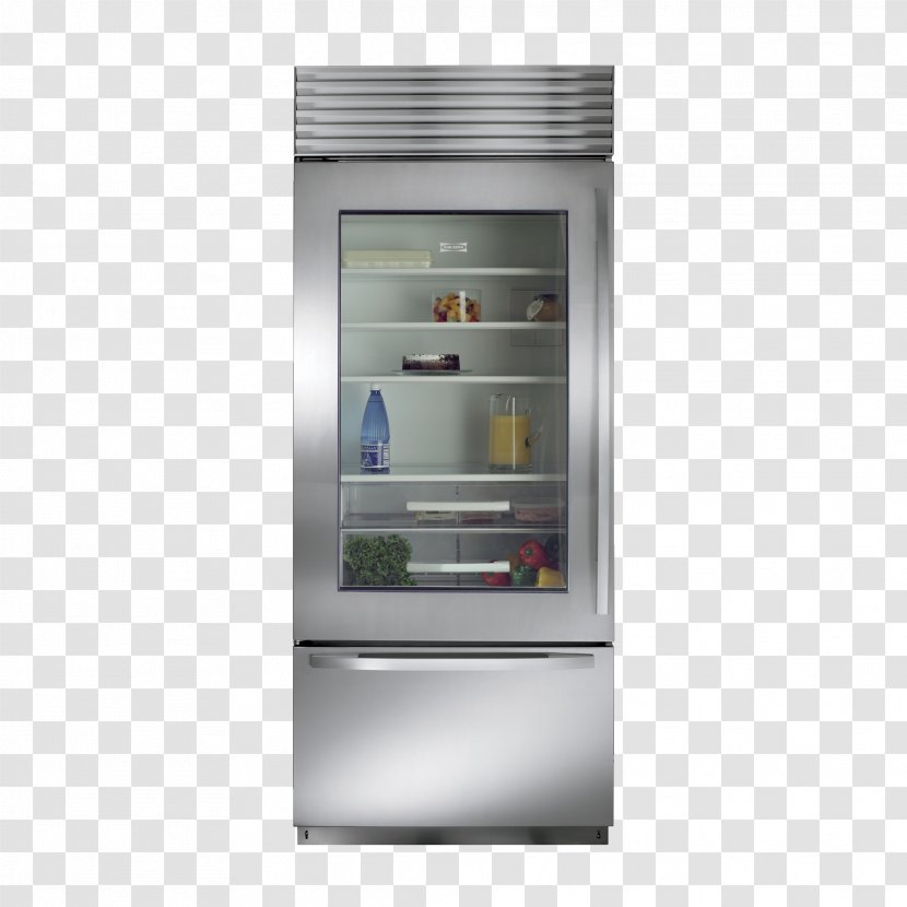 Sub-Zero Refrigerator Kitchen Door Cooking Ranges - Room Transparent PNG