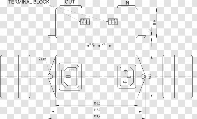 Floor Plan Paper Furniture Technical Drawing - Rectangle - Design Transparent PNG